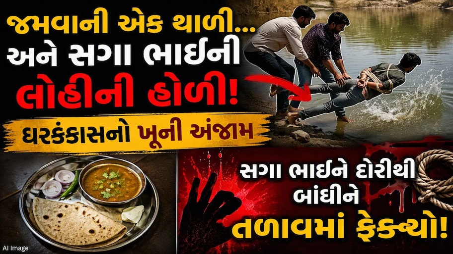 રોટલી શેકાતી હતી એ રસોડામાં લોહીની હોળી ખેલાઈ, સગાભાઈએ જ ભાઈને પતાવી દીધો