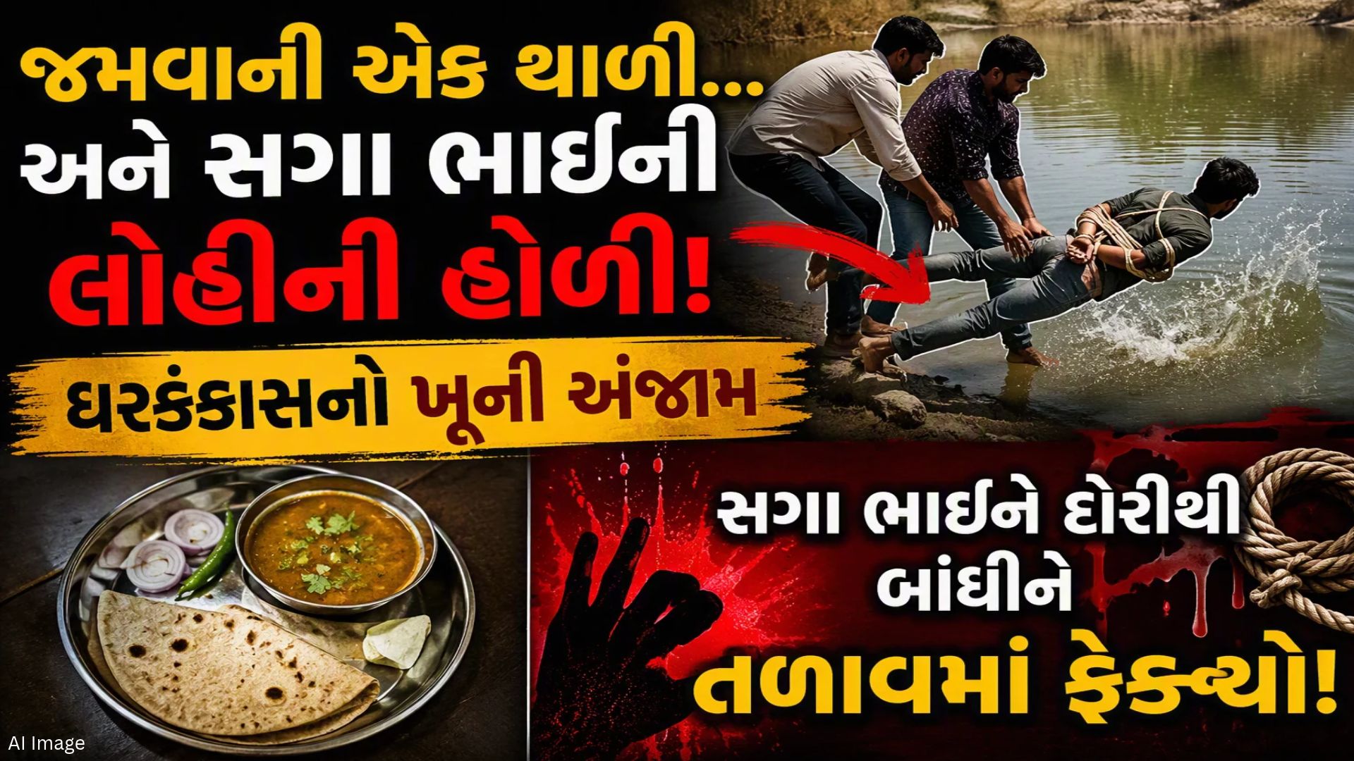 રોટલી શેકાતી હતી એ રસોડામાં લોહીની હોળી ખેલાઈ, સગાભાઈએ જ ભાઈને પતાવી દીધો રોટલી શેકાતી હતી એ રસોડામાં લોહીની હોળી ખેલાઈ, સગાભાઈએ જ ભાઈને પતાવી દીધો