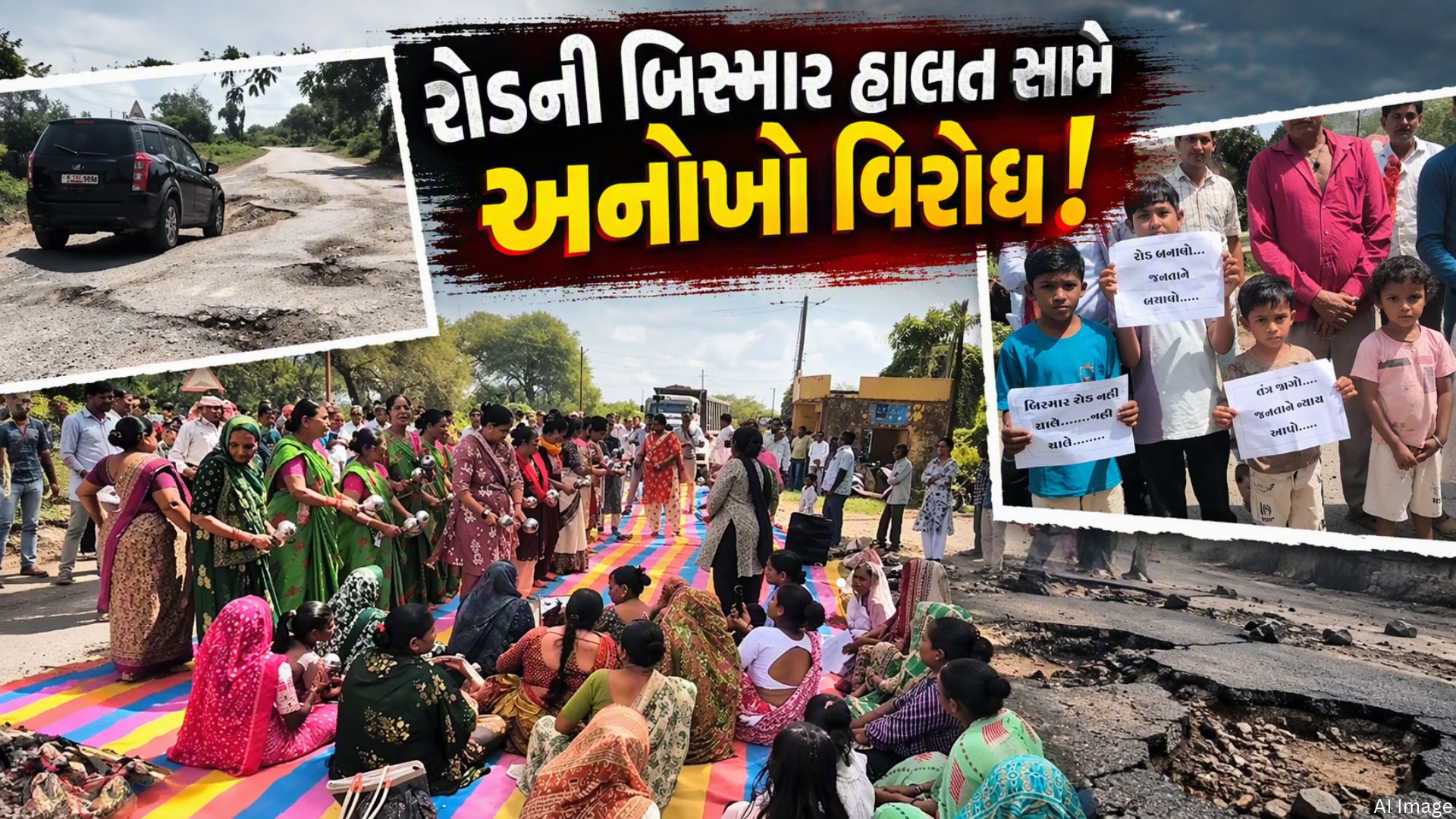 વડોદરા : રોડની બિસ્માર હાલત સામે અનોખો વિરોધ, પાછીયાપુરામાં સ્થાનિકોએ યોજી રોડની વર્ષી વડોદરા : રોડની બિસ્માર હાલત સામે અનોખો વિરોધ, પાછીયાપુરામાં સ્થાનિકોએ યોજી રોડની વર્ષી
