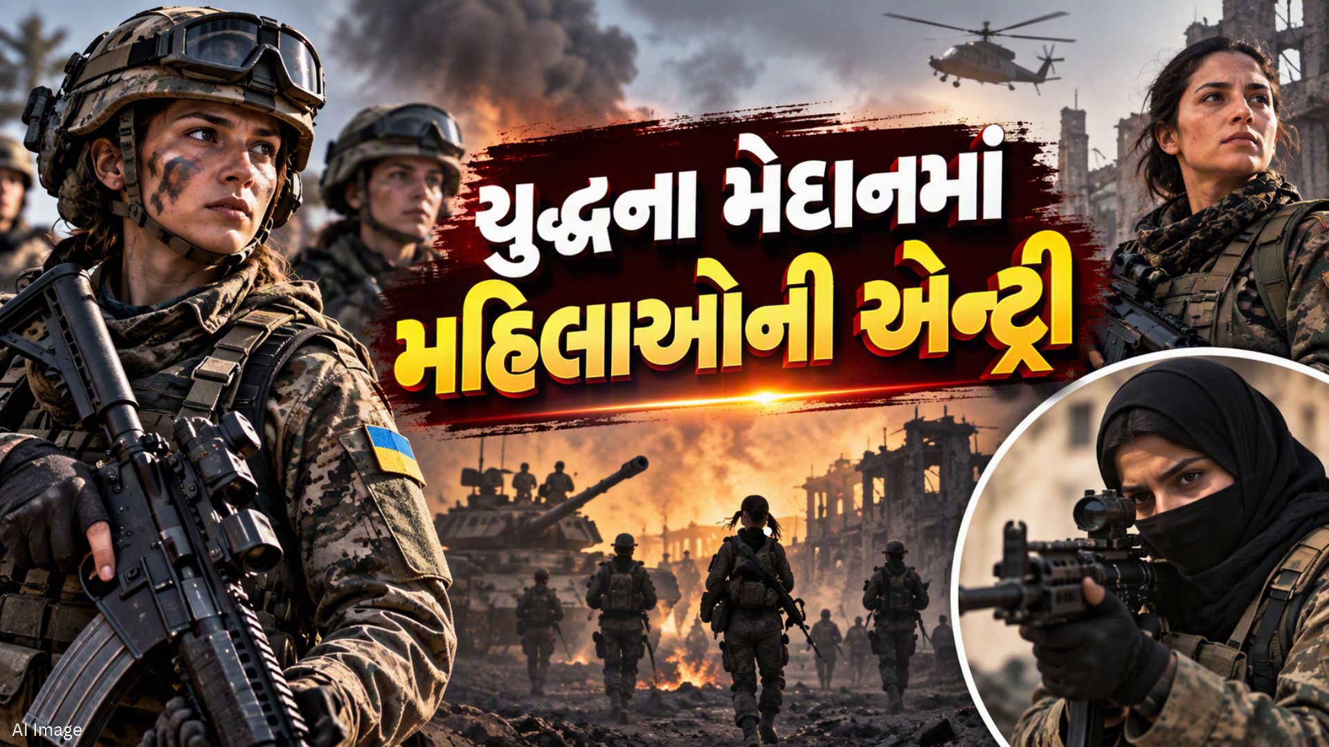 યુદ્ધના મેદાનમાં બદલાયું સમીકરણ, ઈરાનમાં મહિલાઓએ ઉઠાવ્યા હથિયાર યુદ્ધના મેદાનમાં બદલાયું સમીકરણ, ઈરાનમાં મહિલાઓએ ઉઠાવ્યા હથિયાર
