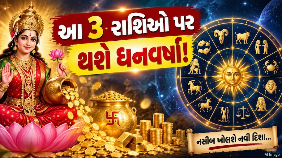 Surya Gochar 2026 : સૂર્ય, બુધ અને શુક્રની યુતિ, આ ૩ રાશિના જાતકો પર થશે રૂપિયાનો વરસાદ! 