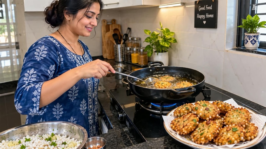 Sabudana Vada: આ માપ અનુસાર સાબુદાણા અને બાફેલા બટેટા લેશો તો વડા ક્રિસ્પી બનશે, વધારે તેલ પણ નહીં પીવે