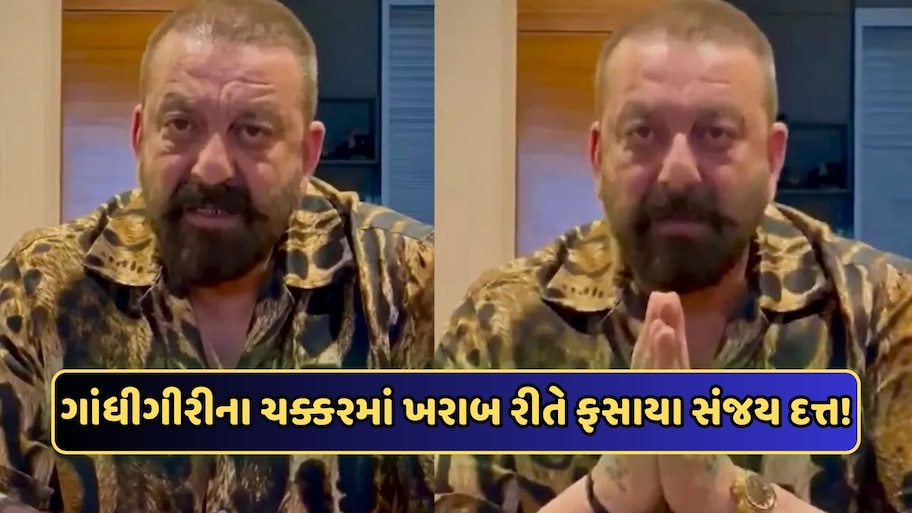મેં જે કહ્યું તે સ્ક્રિપ્ટેડ હતું: સંજય દત્તના 'દેશમાં શાંતિ નથી'ના નિવેદનથી હોબાળો, મુન્નાભાઈએ હાથ જોડીને ચાહકોની માંગી માફી