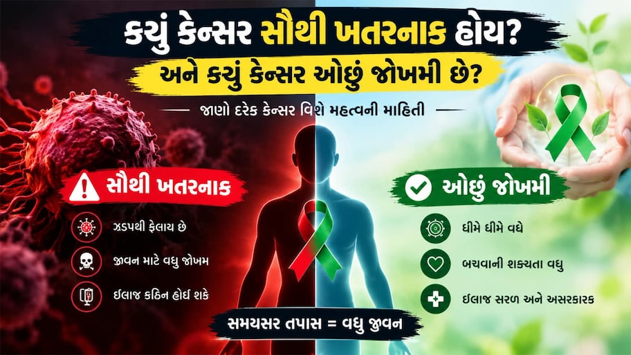દરેક કેન્સર એકસરખું નથી હોતું, જાણો કયા કેન્સર સૌથી વધુ જીવ લે અને કયા કેન્સરમાં બચવાની આશા વધારે
