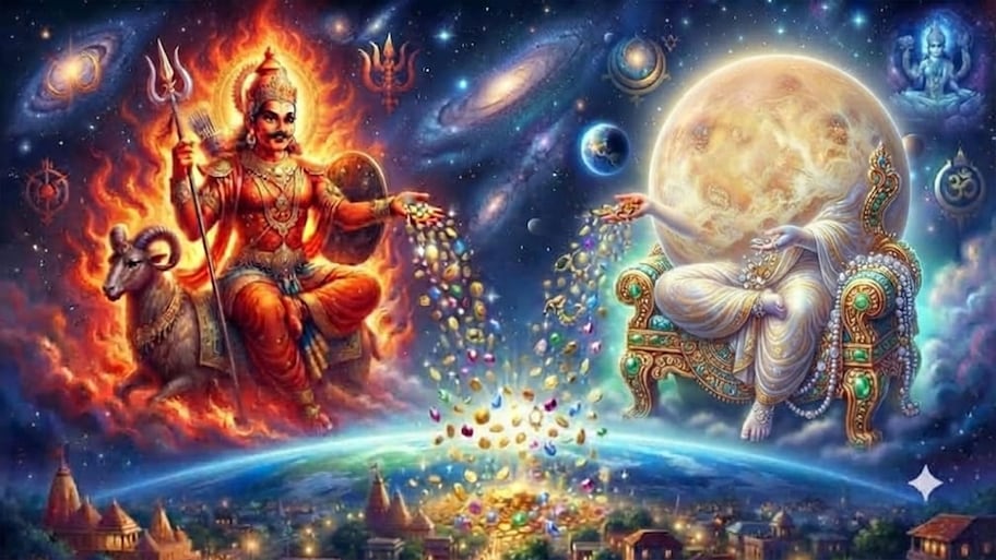 નવરાત્રી પર સર્જાશે શુક્ર મંગળનો કેન્દ્ર દ્રષ્ટિ યોગ, 4 રાશિઓની આર્થિક સ્થિતિ સુધરશે, ખુલી જશે ભાગ્યના બંધ દરવાજા