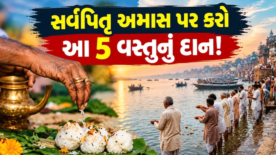 સર્વપિતૃ અમાસ પર આ 5 વસ્તુનું દાન કરવાનું ન ભૂલતા, પિતૃઓના આશીર્વાદથી રાજા-મહારાજા જેવું સુખ ભોગવશો!