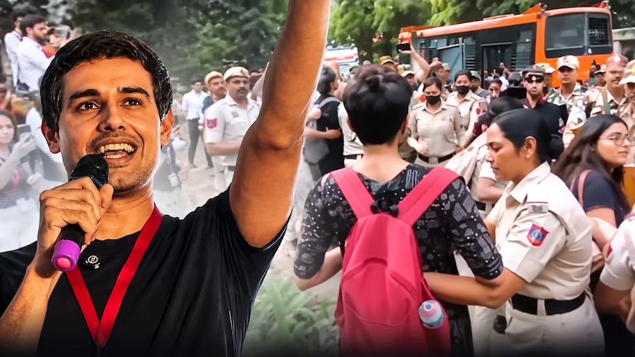 દિલ્હી પ્રોટેસ્ટ: વિરોધ પ્રદર્શન પહેલા જ ધ્રુવ રાઠીને તેના ઘરેથી ઉઠાવી ગઈ પોલીસ, 500થી વધુ લોકોની પોલીસે કરી અટકાયત