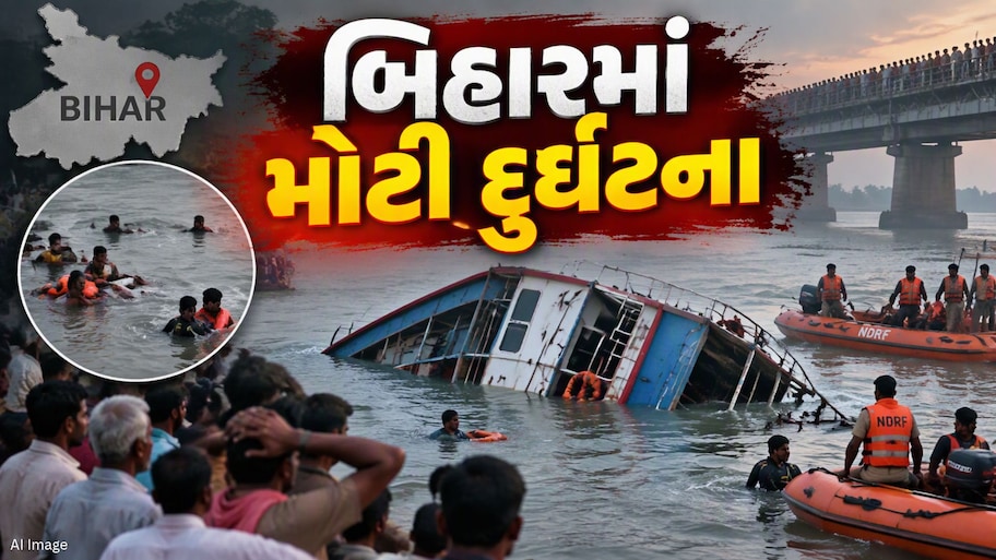 બિહારના હાજીપુરમાં મોટી દુર્ઘટના, ગંગા નદીમાં બોટ પલટતાં 11 લોકોનાં મોત