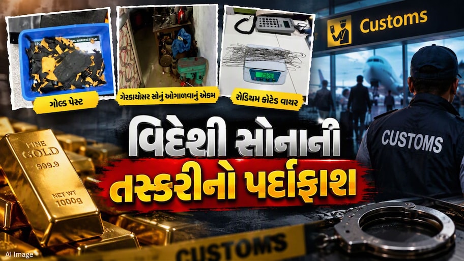 અધધ...ગુજરાતમાંથી ઝડપાયું ₹19.41 કરોડનું વિદેશી સોનું, DRIએ ત્રણની કરી ધરપકડ