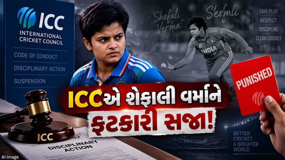 શેફાલી વર્મા સામે ICCની કાર્યવાહી, ઝિમ્બાબ્વે સામેની મેચમાં કરેલી આ ભૂલ પડી ગઈ ભારે!