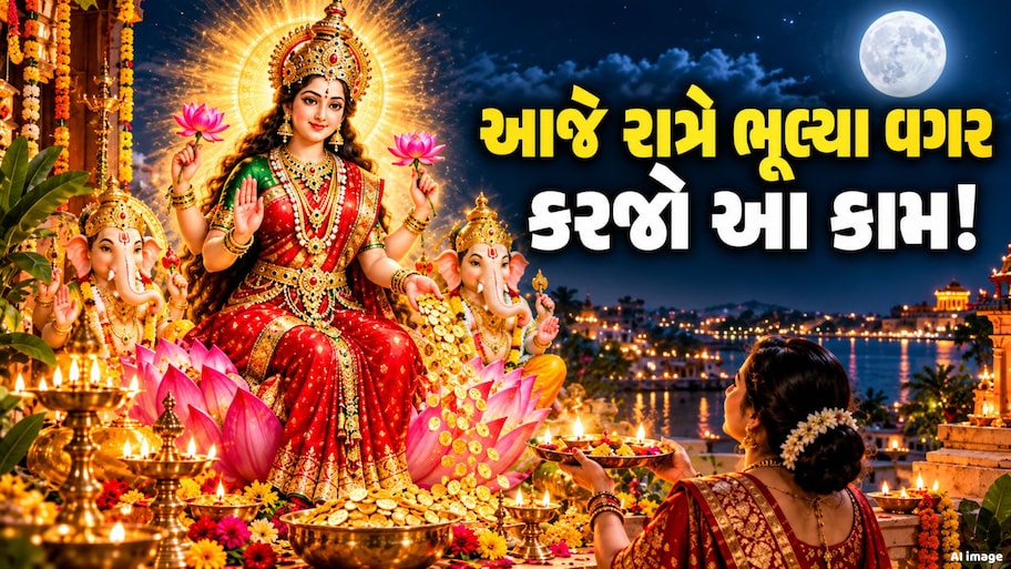 Sharad Purnima Upay: આજે રાત્રે પૃથ્વી પર ઉતરશે માં લક્ષ્મી, આ કામ કરનારા પર કરશે ધન ધાન્યનો વરસાદ!