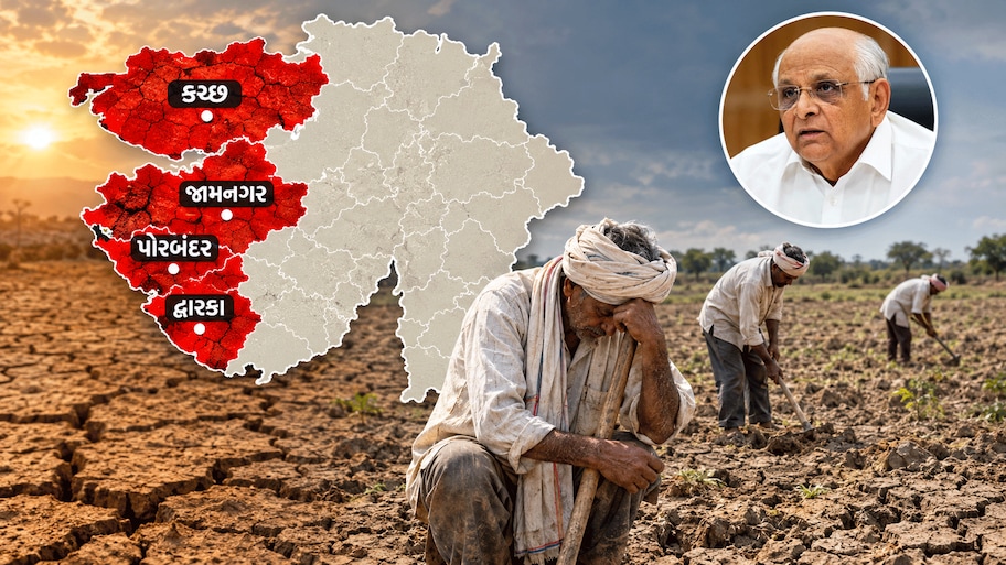 વરસાદની ઘટ વચ્ચે ગુજરાત સરકારનો મોટો નિર્ણય, 4 જિલ્લા દુષ્કાળગ્રસ્ત જાહેર, જાણો શું મળશે સહાય?