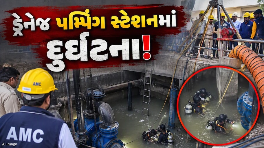 અમદાવાદના સોલામાં ડ્રેનેજ પમ્પિંગ સ્ટેશનમાં મોટી દુર્ઘટના, બે શ્રમિકોના મોત
