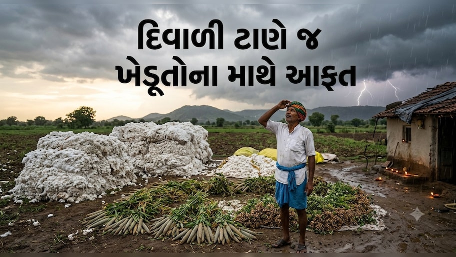 દિવાળી પહેલાં હવામાનમાં મોટો પલટો: 29 અને 30 ઓક્ટોબરે આ જિલ્લાઓમાં વરસાદની આગાહી