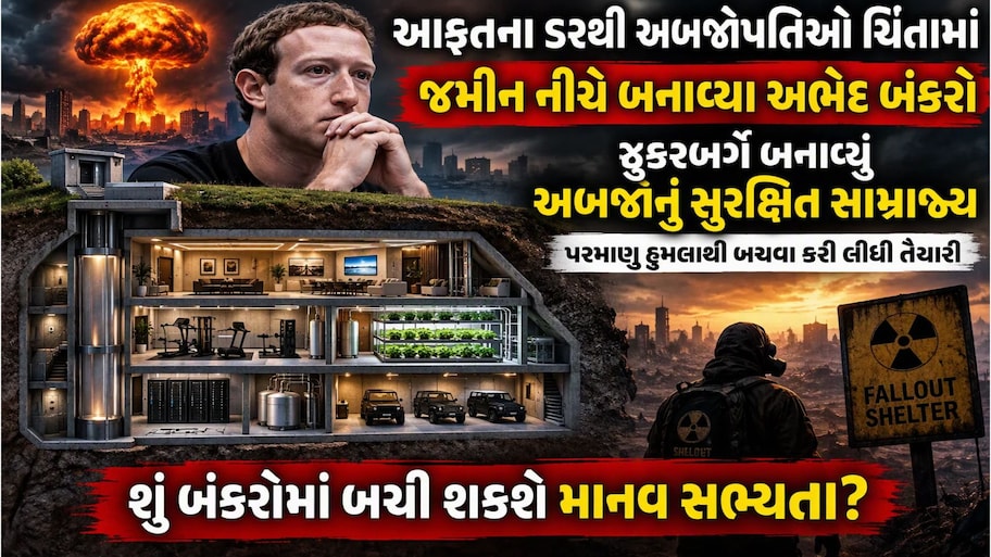 અબજોપતિઓનો 'VIP પાસ': કયામતથી બચવા જમીન નીચે વસાવી રહ્યા છે ખાનગી દુનિયા!